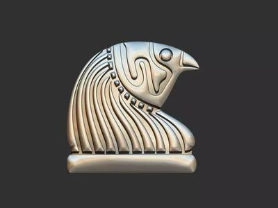 Horus head pendant