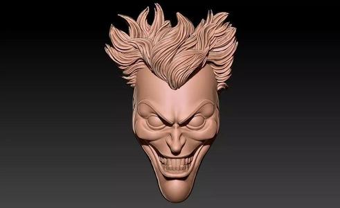 Joker Face 3D Model
