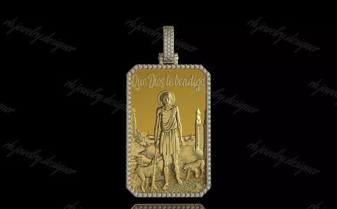San Lazaro Diamond Pendant