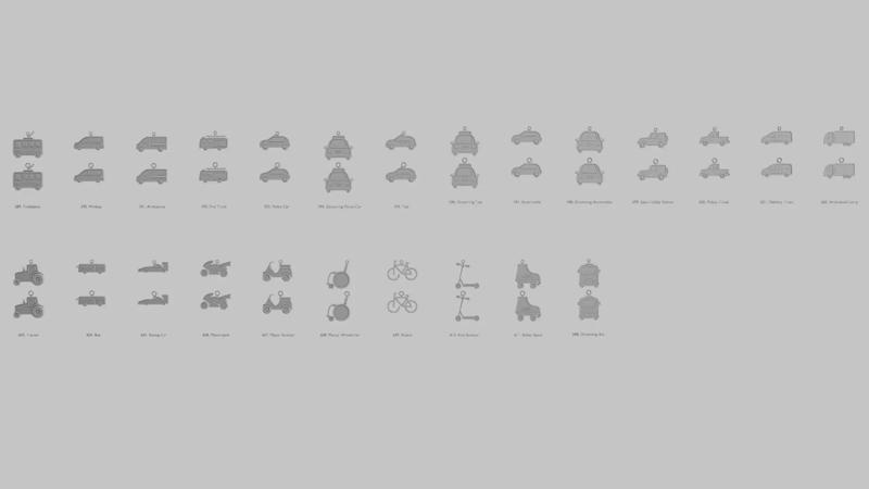 Vehicles Cars and Road Vehicles Pendant Pack Original Blend