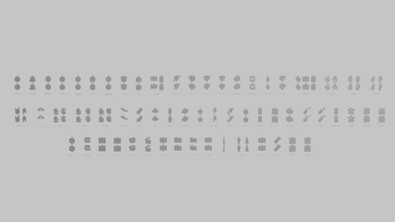 Vaporwave Retro 3D Printable Pendant Collection