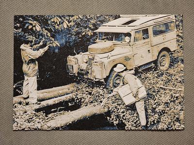 Land Rover Series I expedition photo hueforge