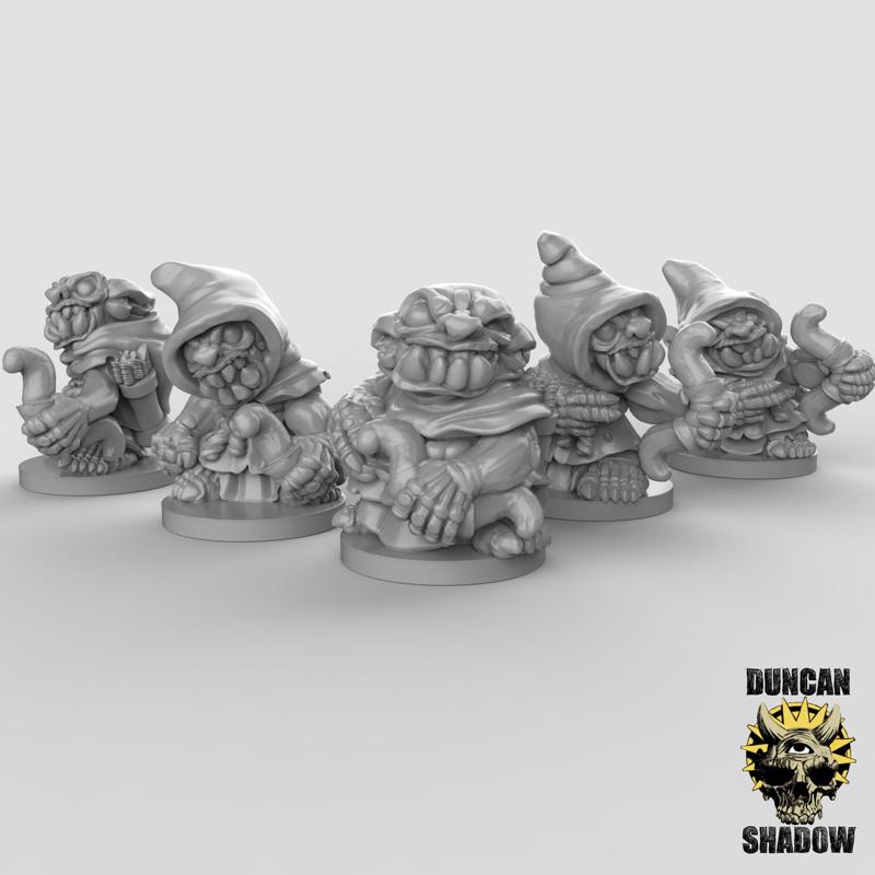 15mm Goblins with Bows  (Pre Supported)
