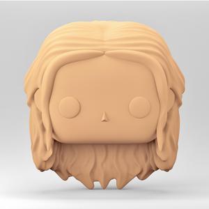 Stylized Chibi / POP Head STL | 3D Print File | WH_2-8