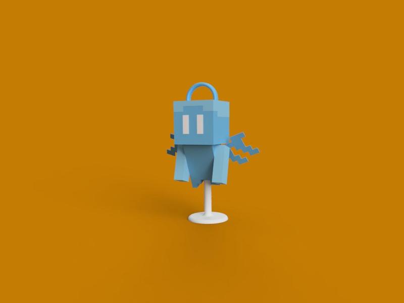 Minecraft Mob "Allay" (Keychain, Stand)