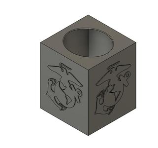 Marines Small Tissue Box Cover