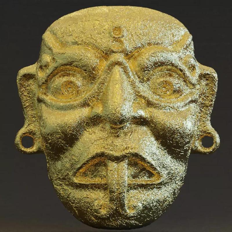 tlaloc mask prehispanic pendant