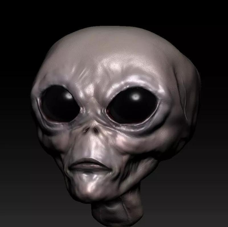 Extraterrestre alien head