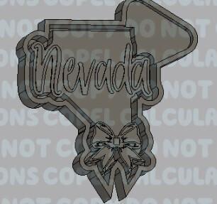 States with Bow Silicone Mold Housing - Nevada