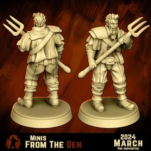 Deserter with Pitchfork