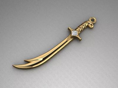 Sword pendant