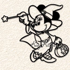Minnie the Magical Witch Wall Art Home Decor