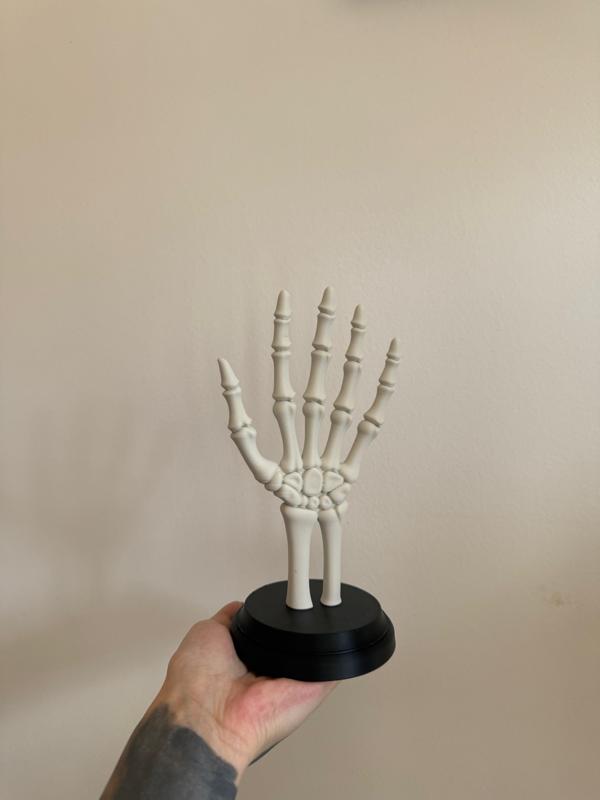 Skeleton Hand Ring Holder STL 3MF | Gothic Jewelry Stand 3D Print Model | Creepy Occult Decor