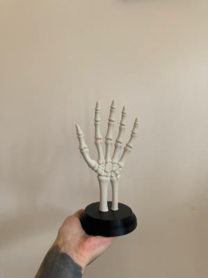 Skeleton Hand Ring Holder STL 3MF | Gothic Jewelry Stand 3D Print Model | Creepy Occult Decor