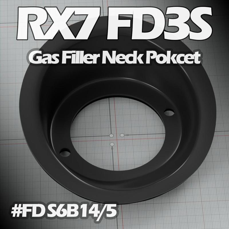 Rx7 FD3S Gas filler pocket neck / bezel. #FD S6B14/5