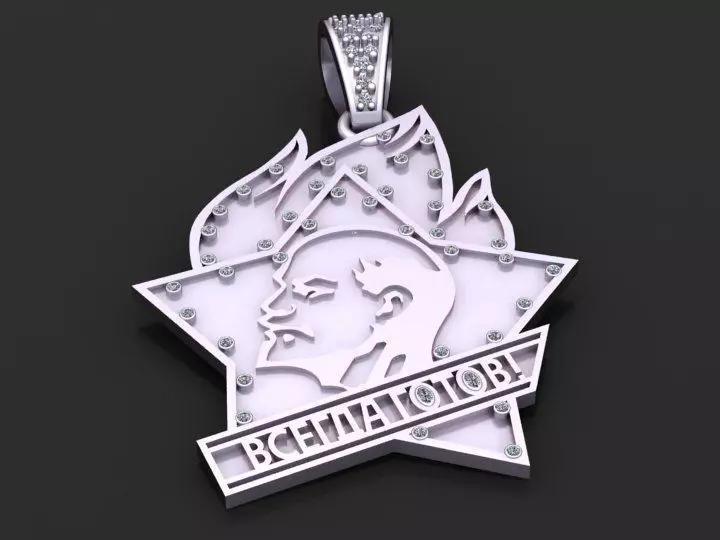 Vladimir lenin Stickers Unique pendant