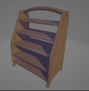 Portable shoe shelf