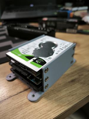 SSD / 2.5" Drive Mount for Wall or Panel - Triple Version