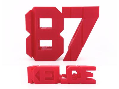 Travis Kelce #87 3D jersey