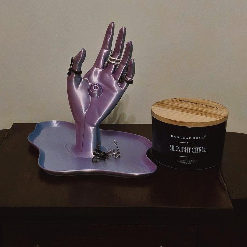 Jewelry Holder Hand, by Pretzel Prints, Storage home decor, jewelry dish