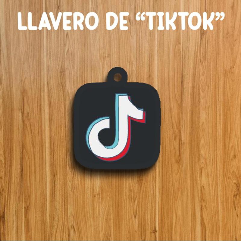 TIKTOK" KEYCHAIN