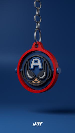 CAPTAIN AMERICA KEYCHAIN