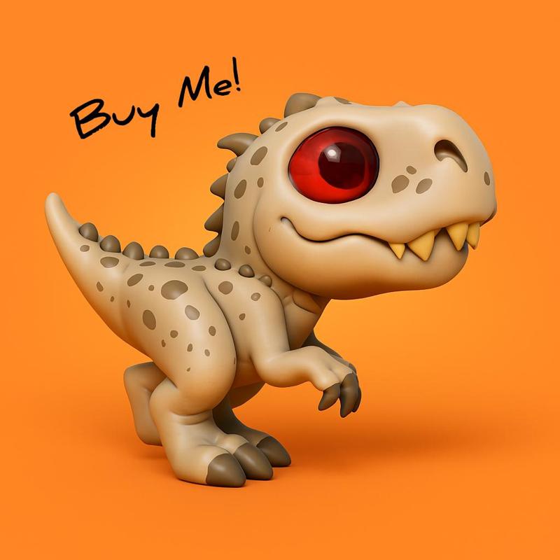 Cute indominus Rex dinosaur and keyring plus