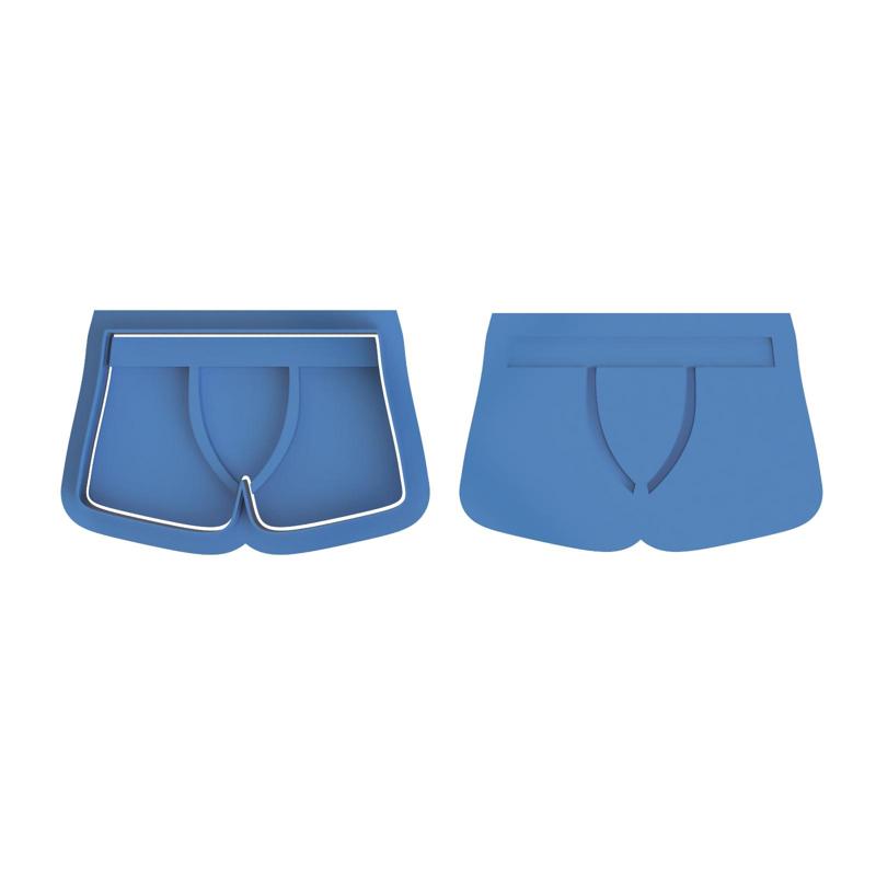 Jock and Socks Cookie Cutters with Debossers