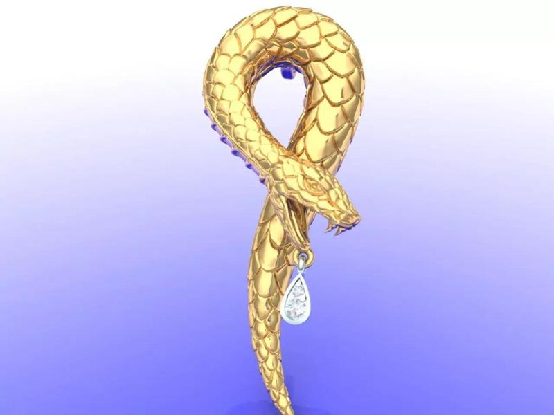 Carrera Serpent-Pendants-GOLD-SILVER