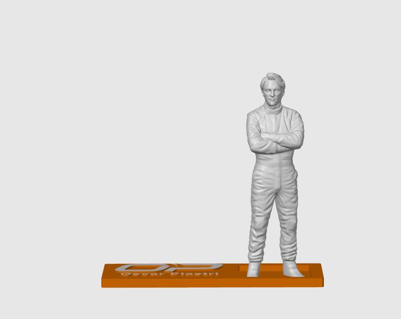 Oscar Piastri F1 Driver scale 1-24