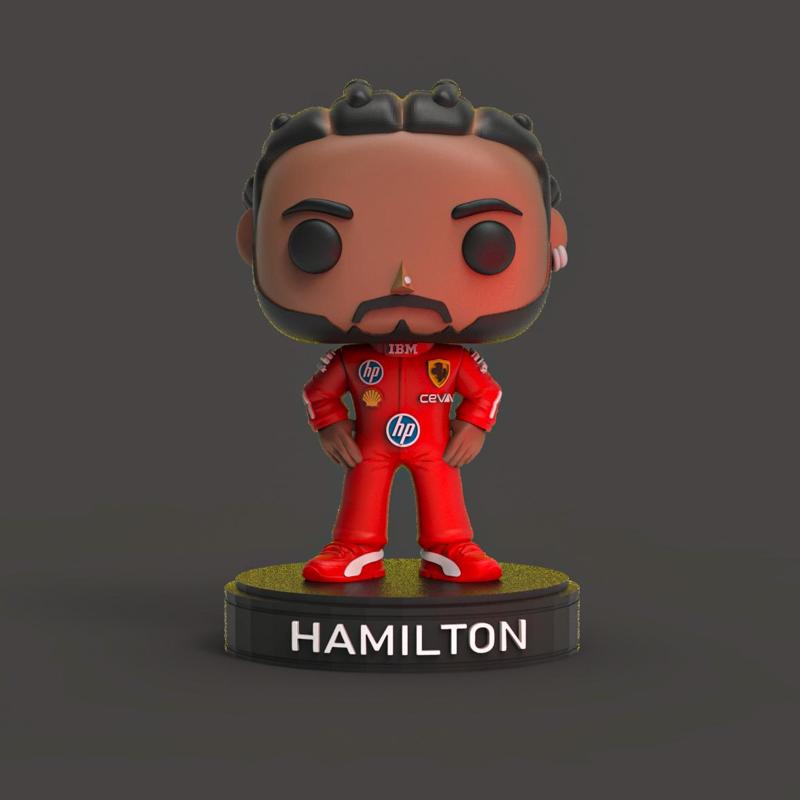 FUNKO LEWIS HAMILTON FERRARI