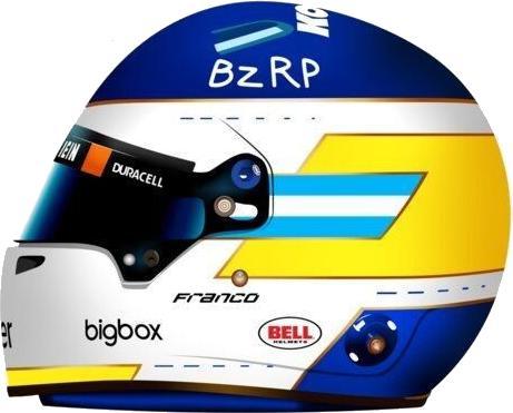 Franco Colapinto Formula 1 F1 F1 Alpine Helmet Key Ring