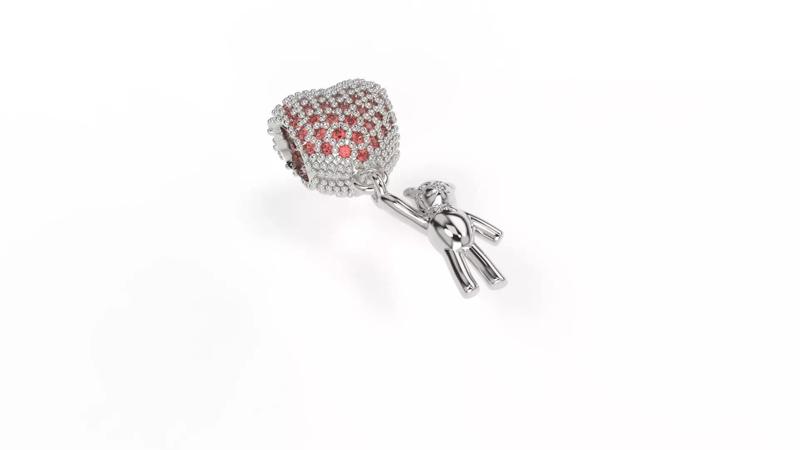 Bear and Heart with gems