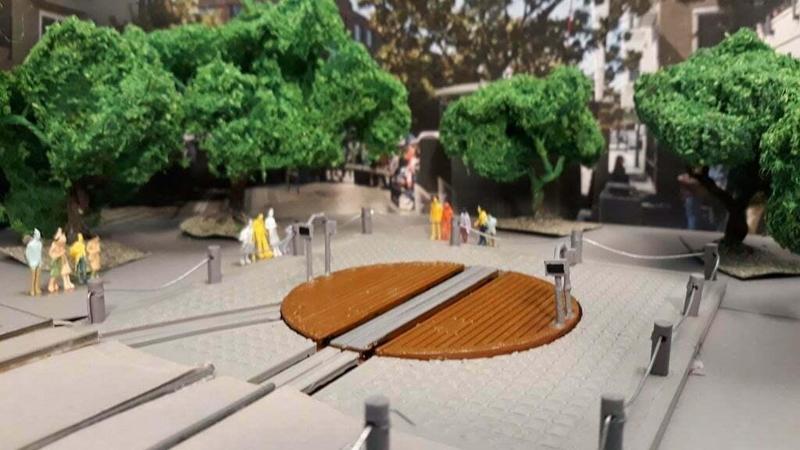 San Francisco Turntable in HO / H0