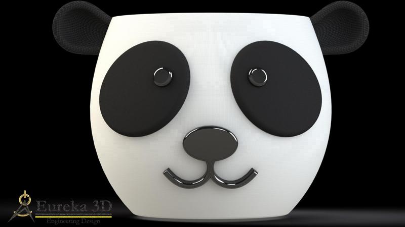 Cute Panda Pot