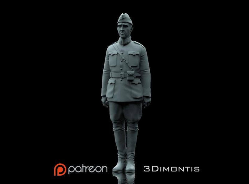 Patton ww1 3D print model