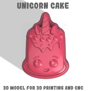Unicorn Cake Stl File