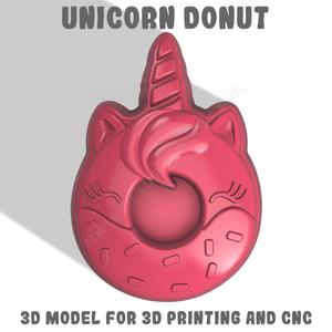 Unicorn Donut Stl File