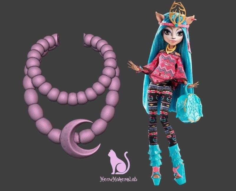 Isi Dawndancer, Necklace, Monster High.
