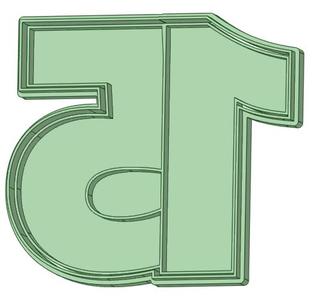 Shared numbers 15 cookie cutter