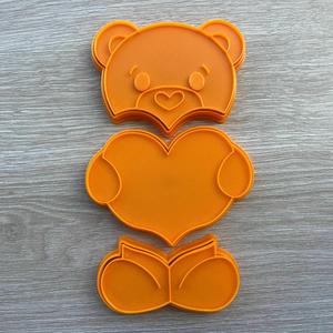 CUTTER AND STAMP BEAR IN PARTS - CUTTER BEAR
