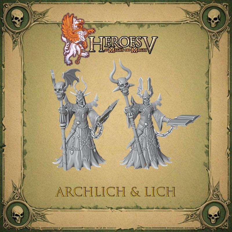 Heroes of might and magic 5 Lich and Archlich HOMM 5