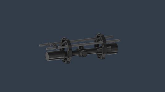 Armor optic carbon for airsoft scope