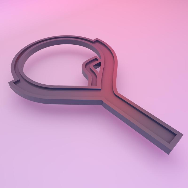 V Long Epoxy Necklace Mold