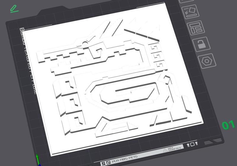 LAGIACRUS - ICON PLATE FROM MONSTER HUNTER (SINGLE COLOR)