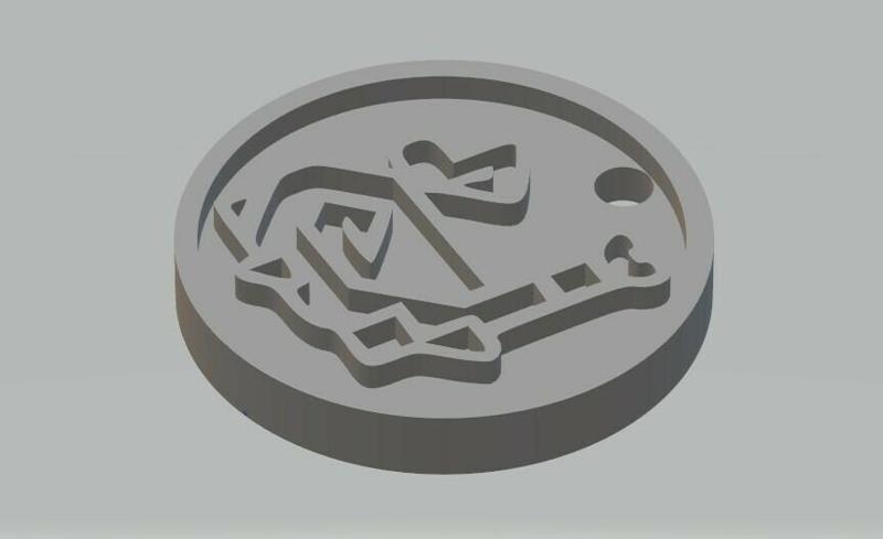 Monster Hunter Hunting Horn Key Chain