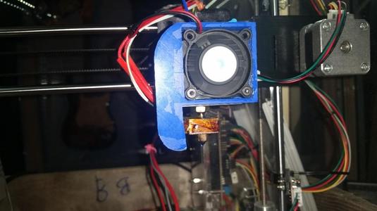 Fan Shroud for MK8 extruder
