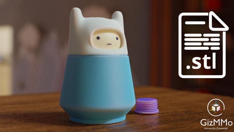 Finn HDA / Adventure Time salt shaker