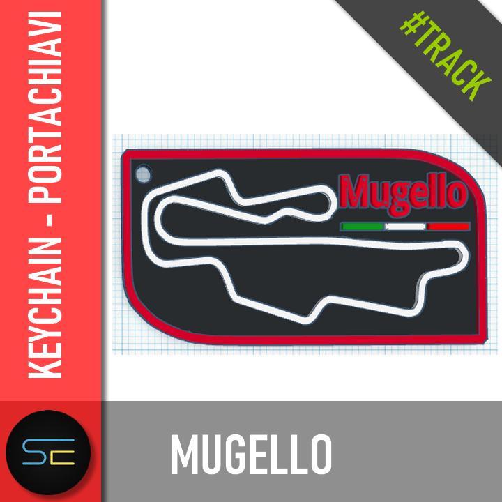 Mugello track keychain