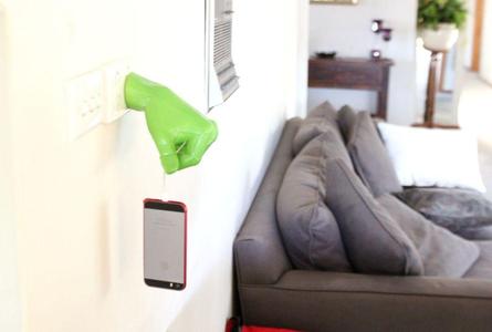 Clasp | Handy Pendant Light, Iphone Cord Dock, Power Switch Cover, Table Lamp in One